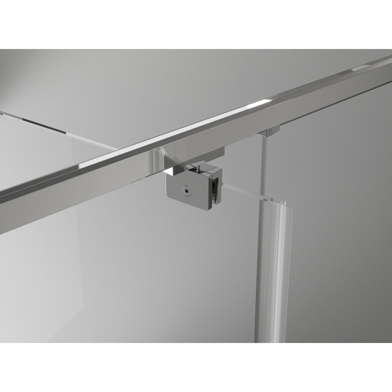 Mexen Exo-BR Duo kabina prysznicowa uchylna 90 x 85 cm, transparent, chrom - 8182-090-085-01-00
