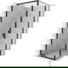 Mexen Exo Duschecke, Schiebetür 95 x 95 cm, transparent, schwarz - 8151-095-095-70-00