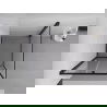 Mexen Exo Duschecke, Schiebetür 95 x 95 cm, transparent, schwarz - 8151-095-095-70-00