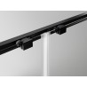 Mexen Exo-S συρόμενη καμπίνα ντους 110 x 100 cm, διάφανη, μαύρη - 8151-110-100-70-00