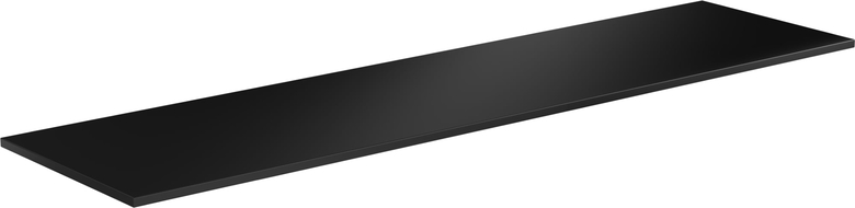 Mexen Uni Waschbeckentischplatte 180 cm, schwarz matt - 91AXX-1804-464-18-71