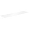 Mexen Uni plan de toilette 200 cm, blanc mat - 91AXX-2004-464-18-01