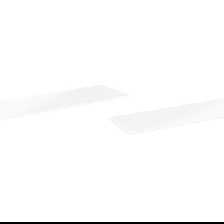 Mexen Uni kastblad 210 cm, wit mat - 91AXX-2104-464-18-01