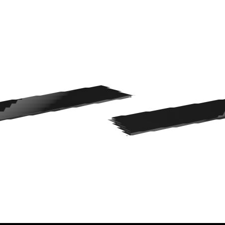 Mexen Uni blad onder kast 200 cm, zwart glans - 91AXX-2004-464-18-70