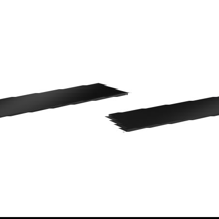 Mexen Uni blad voor kast 200 cm, zwart mat - 91AXX-2004-464-18-71