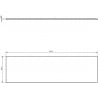 Mexen Uni kapplaud 160 cm, tamm - 91AXX-1604-464-18-81