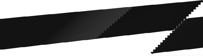 Mexen Orio Front für den Korpus eines Badschranks 140 x 20 cm, Schwarz glänzend - 91A10-1400-235-1-70