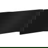 Mexen Orio front voor badkamerkast kast 100 x 43,5 cm, zwarte mat - 91A10-1000-470-1-71