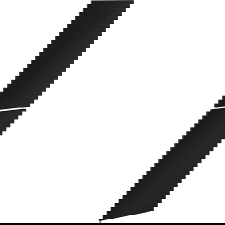 Mexen Orio frontale per corpo mobile bagno 35 x 80 cm (2 pezzi), nero opaco - 91A11-1600-300-2-71