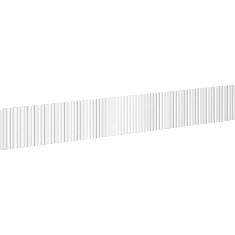 Mexen Rivel Front geriffelt für den Korpus des Badezimmerschranks 120 x 20 cm, weiß matt - 91A20-1200-235-1-01