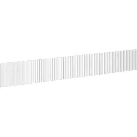 Mexen Rivel Front geriffelt für den Korpus des Badezimmerschranks 120 x 20 cm, weiß matt - 91A20-1200-235-1-01