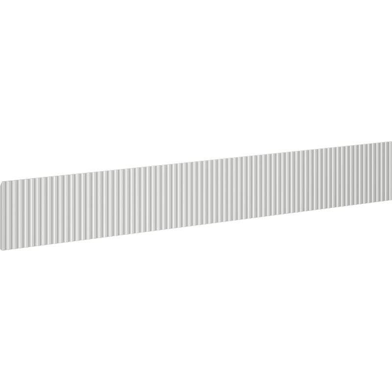 Mexen Rivel frente acanalado para el cuerpo del gabinete de baño 160 x 20 cm, gris mate - 91A20-1600-235-1-62