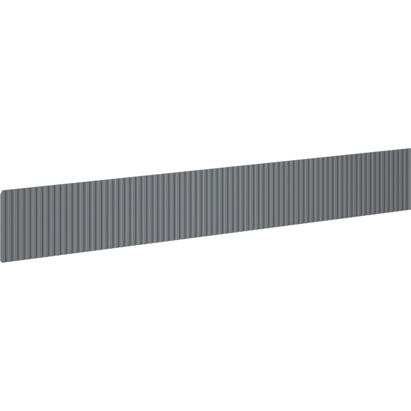 Mexen Rivel front ryflowany do korpusu szafki łazienkowej 120 x 20 cm, grafit mat - 91A20-1200-235-1-66