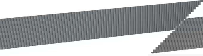 Mexen Rivel Front geriffelt für Badezimmerschrankkörper 120 x 20 cm, Graphit Matt - 91A20-1200-235-1-66