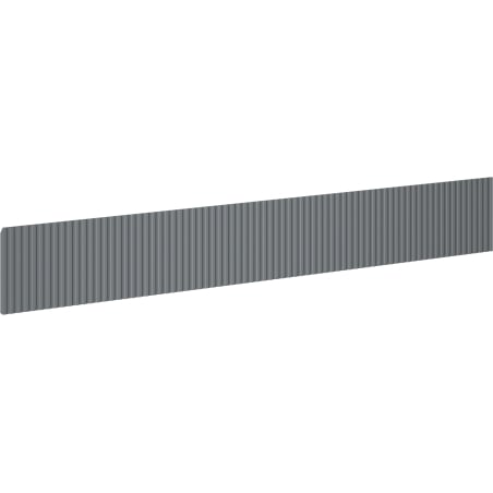 Mexen Rivel Front für den Korpus des Badezimmerschranks 140 x 20 cm, Graphit Matt - 91A20-1400-235-1-66