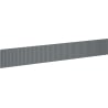 Mexen Rivel Front für den Korpus des Badezimmerschranks 140 x 20 cm, Graphit Matt - 91A20-1400-235-1-66
