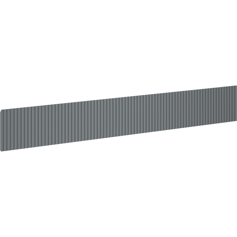 Mexen Rivel front ryflowany do korpusu szafki łazienkowej 160 x 20 cm, grafit mat - 91A20-1600-235-1-66