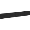 Mexen Rivel front ryflowany do korpusu szafki łazienkowej 120 x 20 cm, czarny mat - 91A20-1200-235-1-71