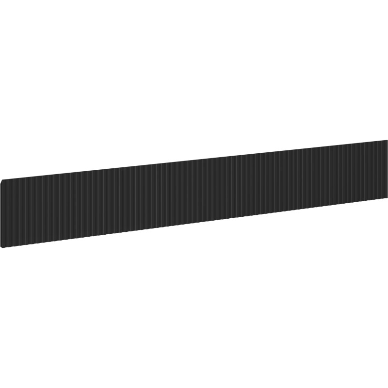 Mexen Rivel front žljebljen za tijelo kupaonskog ormarića 140 x 20 cm, crna mat - 91A20-1400-235-1-71