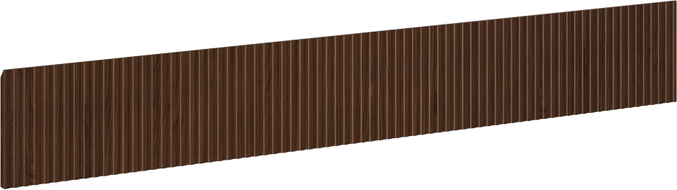 Mexen Rivel front ryflowany do korpusu szafki łazienkowej 140 x 20 cm, orzech - 91A20-1400-235-1-86