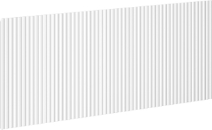 Mexen Rivel front ryflowany do korpusu szafki łazienkowej 80 x 43,5 cm, biały mat - 91A20-0800-470-1-01