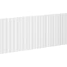 Mexen Rivel Front geriffelt für Badezimmerschrankkorpus 100 x 43,5 cm, weiß matt - 91A20-1000-470-1-01