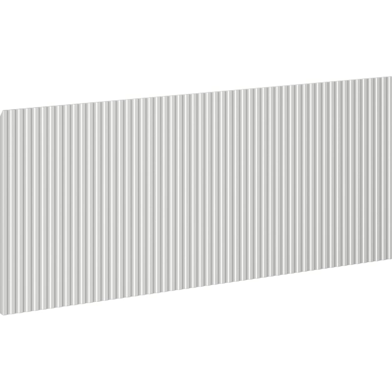 Mexen Rivel frente canelado para a estrutura do armário de casa de banho 90 x 43,5 cm, cinzento mate - 91A20-0900-470-1-62