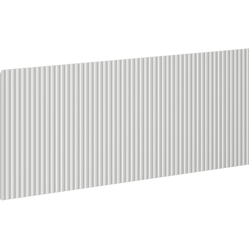 Mexen Rivel prednja stranica z rebrastim vzorcem za omarico 90 x 43,5 cm, siva mat - 91A20-0900-470-1-62