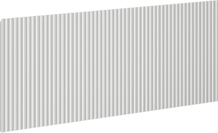 Mexen Rivel front ryflowany do korpusu szafki łazienkowej 100 x 43,5 cm, szary mat - 91A20-1000-470-1-62