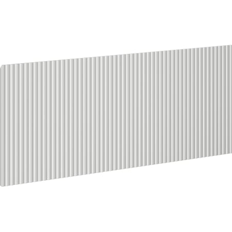 Mexen Rivel front ryflowany do korpusu szafki łazienkowej 120 x 43,5 cm, szary mat - 91A20-1200-470-1-62