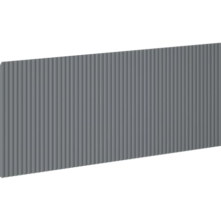 Mexen Rivel Front geriffelt für Badmöbelkorpus 100 x 43,5 cm, Graphit matt - 91A20-1000-470-1-66