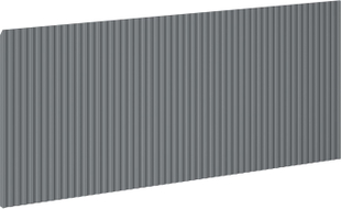 Mexen Rivel front ryflowany do korpusu szafki łazienkowej 100 x 43,5 cm, grafit mat - 91A20-1000-470-1-66