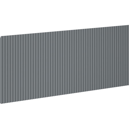 Mexen Rivel front ryflowany do korpusu szafki łazienkowej 120 x 43,5 cm, grafit mat - 91A20-1200-470-1-66