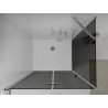 Mexen Lima kokkupandav dušikabiin, mõõtmed 80 x 70 cm, grafiit, kroom + Flat dušialus, valge - 856-080-070-01-40-4010