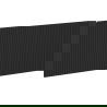Mexen Rivel Front gerillt für Waschtischunterschrank 100 x 43,5 cm, schwarz matt - 91A20-1000-470-1-71