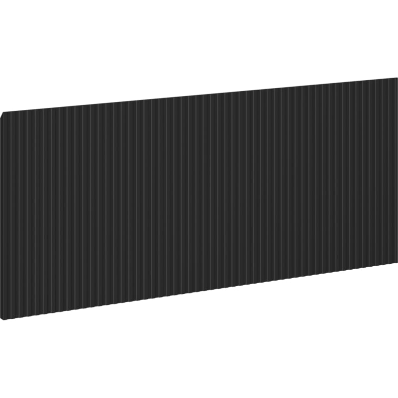 Mexen Rivel front ryflowany do korpusu szafki łazienkowej 120 x 43,5 cm, czarny mat - 91A20-1200-470-1-71