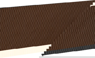 Mexen Rivel Front mit Riffelung für Waschtischunterbau 100 x 43,5 cm, Nussbaum - 91A20-1000-470-1-86