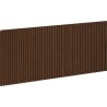 Mexen Rivel ribilineeritud esipaneel vannitoakapi korpuse jaoks 120 x 43,5 cm, pähkel - 91A20-1200-470-1-86