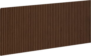 Mexen Rivel front ryflowany do korpusu szafki łazienkowej 120 x 43,5 cm, orzech - 91A20-1200-470-1-86