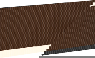 Mexen Rivel geriffelte Front fir de Buedzëmmerkabinettskierper 120 x 43,5 cm, Nëss - 91A20-1200-470-1-86