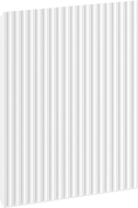 Mexen Rivel façade rainurée pour caisson de meuble de salle de bain 40 x 43,5 cm, blanc mat - 91A21-0400-470-1-01