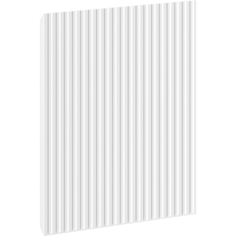 Mexen Rivel façade rainurée pour corps de meuble de salle de bain 45 x 43,5 cm, blanc mat - 91A21-0450-470-1-01