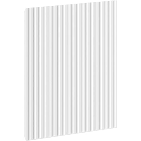 Mexen Rivel frente acanalado para gabinete de baño 45 x 43,5 cm, blanco mate - 91A21-0450-470-1-01