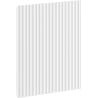 Mexen Rivel frente acanalado para gabinete de baño 45 x 43,5 cm, blanco mate - 91A21-0450-470-1-01