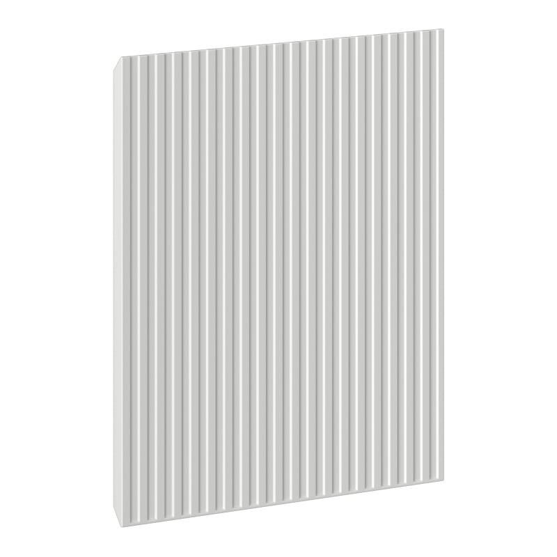 Mexen Rivel Front Riffelung für den Korpus des Badezimmerschranks 40 x 43,5 cm, Grau Matt - 91A21-0400-470-1-62