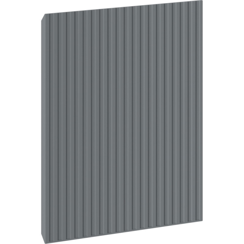 Mexen Rivel façade rainurée pour le corps de l'armoire de salle de bain 40 x 43,5 cm, graphite mat - 91A21-0400-470-1-66