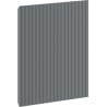 Mexen Rivel frente ranhurado para corpo de armário de casa de banho 40 x 43,5 cm, grafite mate - 91A21-0400-470-1-66