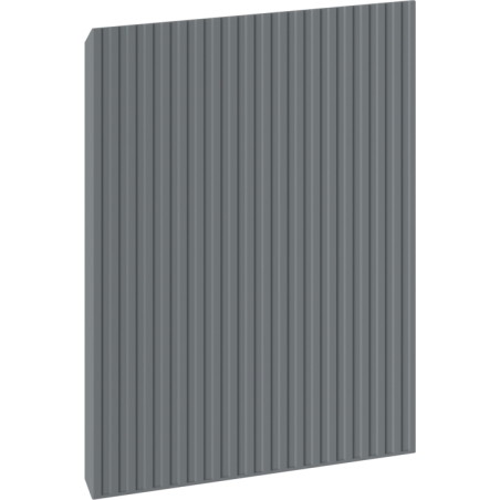 Mexen Rivel devant rainuré pour le corps de l'armoire de salle de bain 45 x 43,5 cm, graphite mat - 91A21-0450-470-1-66