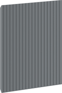 Mexen Rivel front geribbeld voor kastlichaam badkamer 45 x 43,5 cm, grafiet mat - 91A21-0450-470-1-66