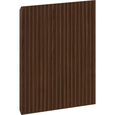 Mexen Rivel frente acanalado para el cuerpo del armario de baño 45 x 43,5 cm, nogal - 91A21-0450-470-1-86